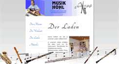 Desktop Screenshot of musik-hohl.de